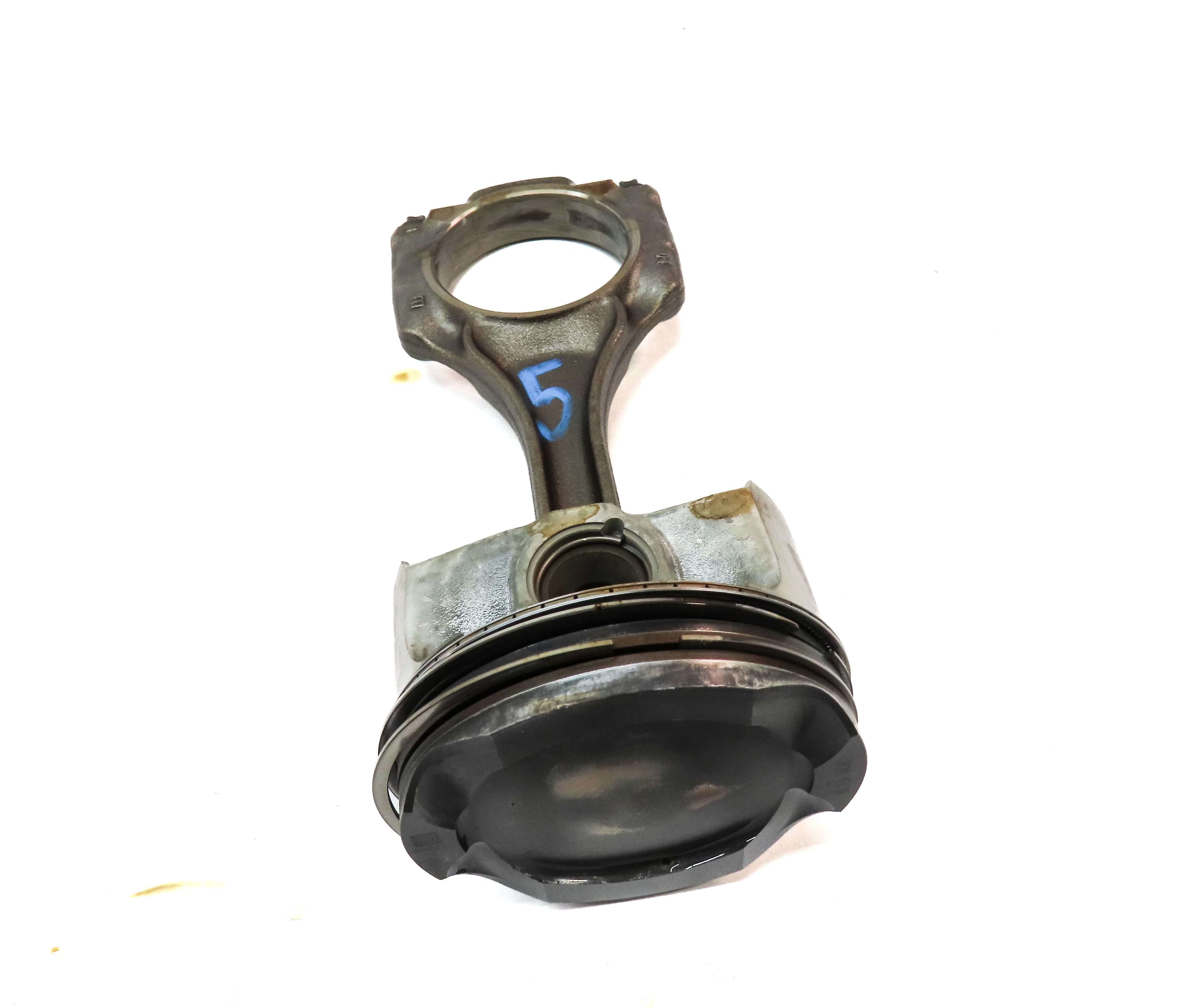 13 BMW 6 7 M5 M6 F01 F06 F10 4.4L N63 TURBO LEFT ENGINE PISTON & CONNECTING ROD — exact item pictured